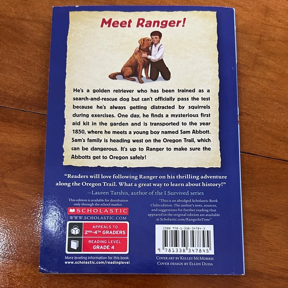 Ranger in Time Book Set by Kate Messner - Dog Adventure Stories